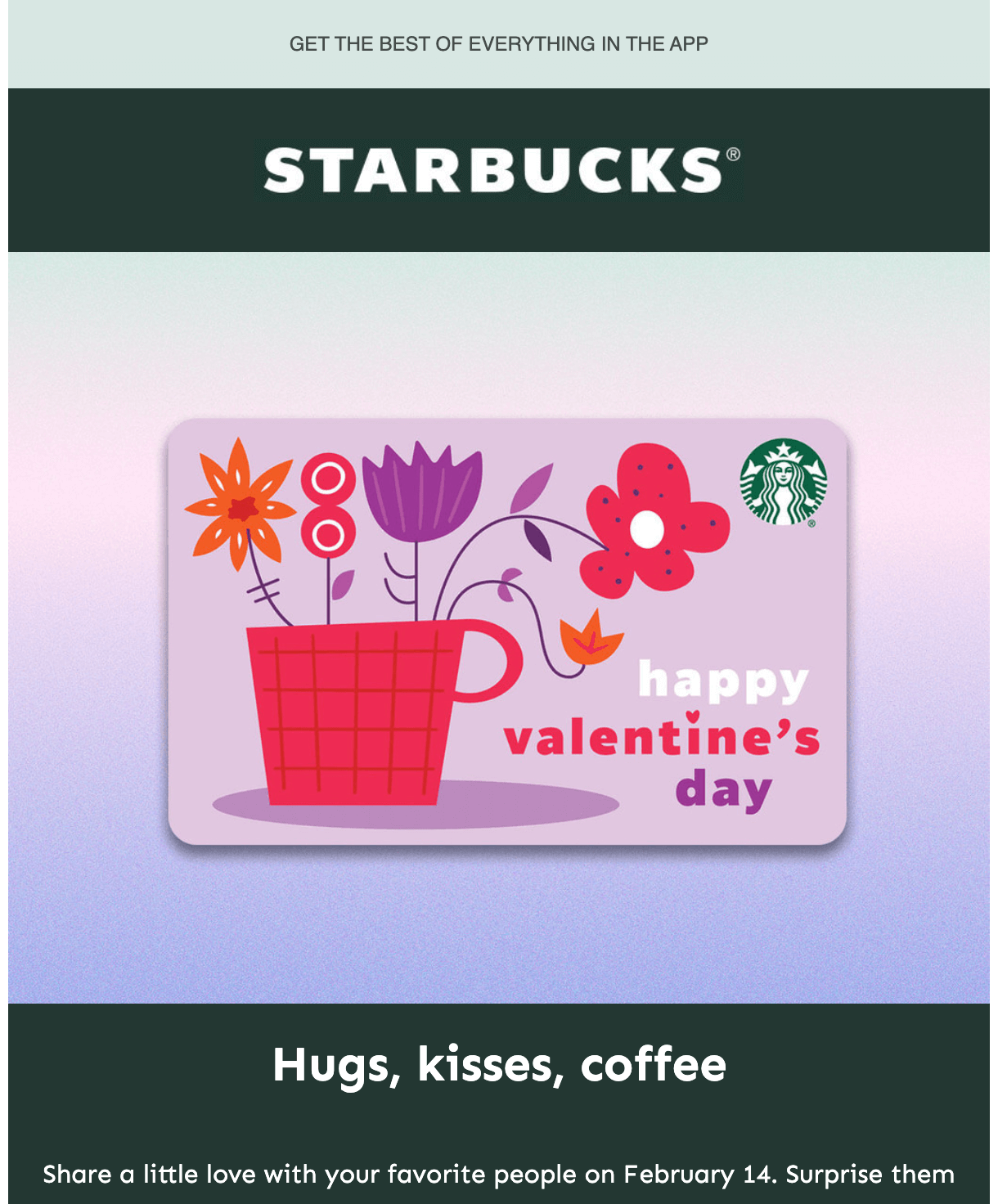 Starbucks Email